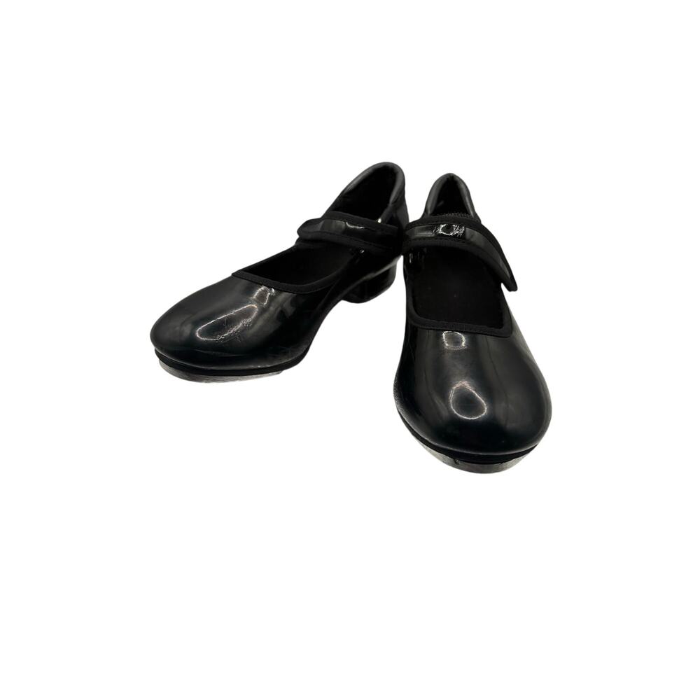 Black Mary Jane Tap Shoes Girls Size 2A Dance Recital Practice Performance Jazz